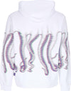 OCTOPUS-Felpa-Leggera-Cappuccio-Uomo-Fuzzy-Hoodie-White-da-uomo