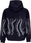 OCTOPUS-Felpa-Leggera-Cappuccio-Uomo-Outline-Hoodie-Black-da-uomo
