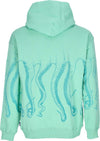 OCTOPUS-Felpa-Leggera-Cappuccio-Uomo-Outline-Hoodie-Mint-da-uomo