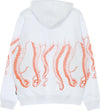 OCTOPUS-Felpa-Leggera-Cappuccio-Uomo-Outline-Hoodie-White-da-uomo