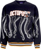 OCTOPUS-Felpa-Leggera-Girocollo-Uomo-Athletic-Crewneck-Black-da-uomo