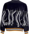 OCTOPUS-Felpa-Leggera-Girocollo-Uomo-Athletic-Crewneck-Black-da-uomo