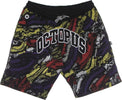 OCTOPUS-Pantalone-Corto-Tuta-Uomo-Deco-Sweatshort-Black-da-uomo