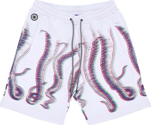OCTOPUS-Pantalone-Corto-Tuta-Uomo-Fuzzy-Sweatshort-White-da-uomo