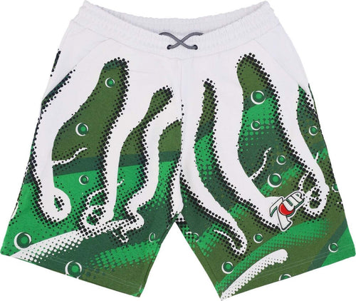 OCTOPUS-Pantalone-Corto-Tuta-Uomo-Swirl-Sweatshort-X-7up-White-da-uomo