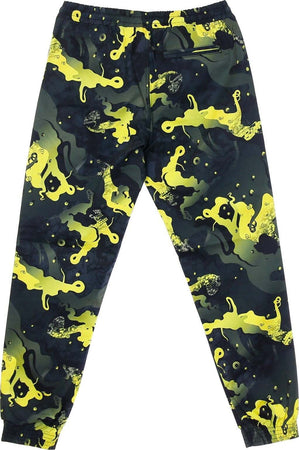 OCTOPUS-Pantalone-Lungo-Uomo-Camo-Jogger-Yellow/black-da-uomo
