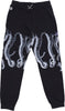 OCTOPUS-Pantalone-Tuta-Felpato-Uomo-Censored-Outline-Sweatpant-Black-da-uomo