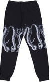 OCTOPUS-Pantalone-Tuta-Felpato-Uomo-Censored-Outline-Sweatpant-Black-da-uomo