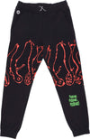 OCTOPUS-Pantalone-Tuta-Felpato-Uomo-Dripper-Sweatpant-Black-da-uomo
