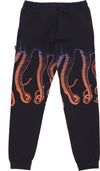 OCTOPUS-Pantalone-Tuta-Felpato-Uomo-Gradient-Sweatpant-Black-da-uomo
