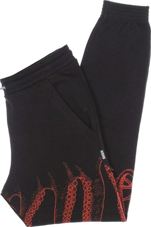 OCTOPUS-Pantalone-Tuta-Felpato-Uomo-Outline-Sp-Sweatpant-Black-da-uomo