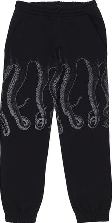 OCTOPUS-Pantalone-Tuta-Felpato-Uomo-Outline-Sweatpant-Black-da-uomo