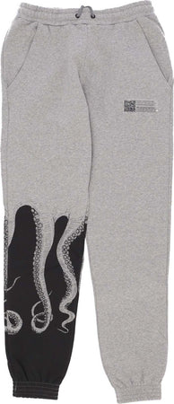 OCTOPUS-Pantalone-Tuta-Felpato-Uomo-Side-Sweatpant-Light-Grey-da-uomo