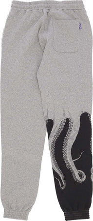 OCTOPUS-Pantalone-Tuta-Felpato-Uomo-Side-Sweatpant-Light-Grey-da-uomo