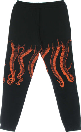 OCTOPUS-Pantalone-Tuta-Leggero-Uomo-Outline-Sweatpants-Black-da-uomo
