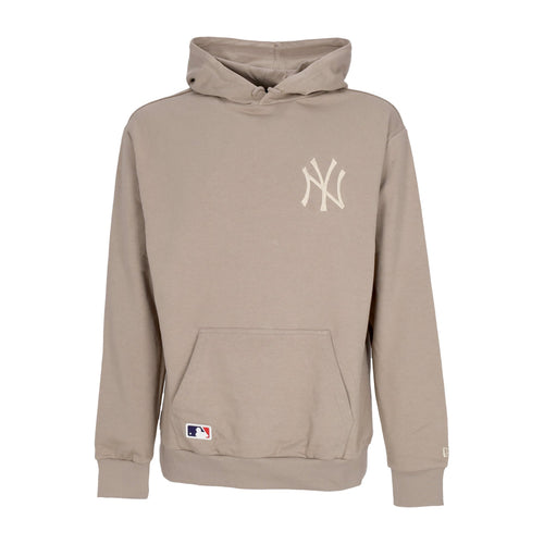 NEW ERA Felpa Cappuccio Uomo Mlb League Essentials Oversize Hoodie Neyyan Air Grey/off White da uomo