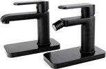 Ogomondo 2 Miscelatori Rubinetto Lavabo e Bidet Puma Neri Fai da te/Attrezzature per cucine e bagni/Impianti per la cucina/Rubinetti da cucina/Rubinetti per lavelli da cucina Ogomondo - Martina Franca, Commerciovirtuoso.it