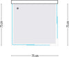 Ogomondo Box Cabina Doccia Corner 3 Lati Cristallo Temprato Serigrafato 75x75x75 Fai da te/Attrezzature per cucine e bagni/Attrezzature per bagni/Docce e componenti doccia/Box doccia Ogomondo - Martina Franca, Commerciovirtuoso.it