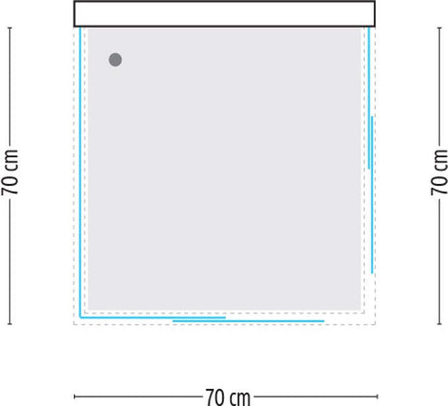 Ogomondo Box Cabina Doccia Corner 3 Lati Cristallo Temprato Trasparente 70x70x70 Fai da te/Attrezzature per cucine e bagni/Attrezzature per bagni/Docce e componenti doccia/Box doccia Ogomondo - Martina Franca, Commerciovirtuoso.it