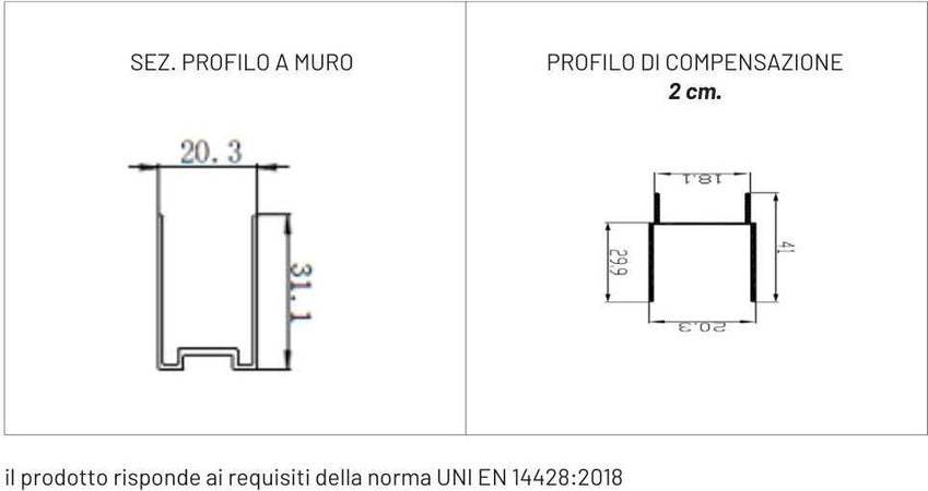 Ogomondo Box Doccia Angolare Con Ante Scorrevoli  Profilo Cromato 4 Millimetri ACIDATO SERIGRAFATO Fai da te/Attrezzature per cucine e bagni/Attrezzature per bagni/Docce e componenti doccia/Box doccia Ogomondo - Martina Franca, Commerciovirtuoso.it