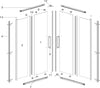 Ogomondo Box Doccia Angolare Corner Black Nero Cristallo 6mm 100x120xh195 cm Fai da te/Attrezzature per cucine e bagni/Attrezzature per bagni/Docce e componenti doccia/Box doccia Ogomondo - Martina Franca, Commerciovirtuoso.it