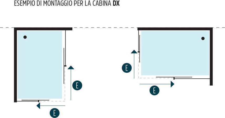 Ogomondo Box Doccia Corner Due Ante Cristallo Serigrafato Fai da te/Attrezzature per cucine e bagni/Attrezzature per bagni/Docce e componenti doccia/Box doccia Ogomondo - Martina Franca, Commerciovirtuoso.it