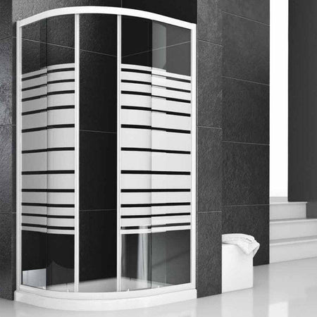 Ogomondo Box Doccia Semicircolare Circle Bianco Due Ante Cristallo Temprato Fai da te/Attrezzature per cucine e bagni/Attrezzature per bagni/Docce e componenti doccia/Box doccia Ogomondo - Martina Franca, Commerciovirtuoso.it