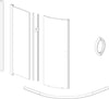 OGOMONDO Box Doccia Semicircolare Circle Due Ante Scorrevoli Cristallo Temprato Varie Misure Fai da te/Attrezzature per cucine e bagni/Attrezzature per bagni/Docce e componenti doccia/Box doccia Ogomondo - Martina Franca, Commerciovirtuoso.it