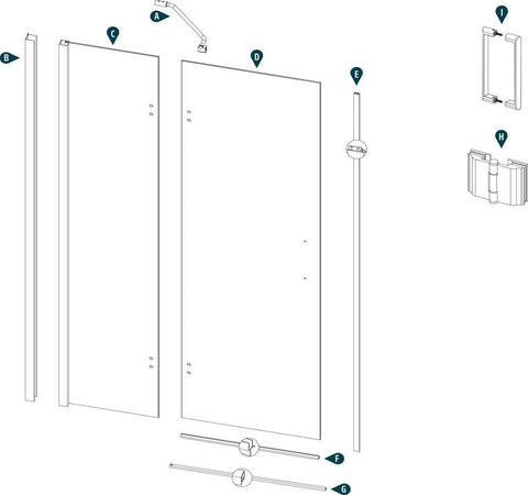 Ogomondo Cabina Doccia Angolare Con 2 Ante Battenti Cristallo 8 Mm Fai da te/Attrezzature per cucine e bagni/Attrezzature per bagni/Docce e componenti doccia/Box doccia Ogomondo - Martina Franca, Commerciovirtuoso.it