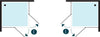 Ogomondo Cabina Doccia Angolare Con 2 Ante Battenti Cristallo 8 Mm Fai da te/Attrezzature per cucine e bagni/Attrezzature per bagni/Docce e componenti doccia/Box doccia Ogomondo - Martina Franca, Commerciovirtuoso.it