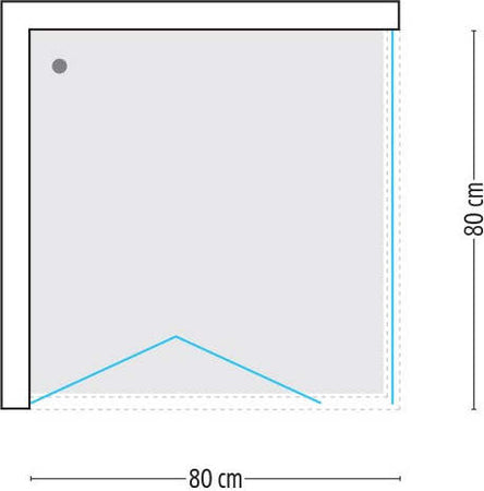 Ogomondo Cabina Doccia Book 2 Lati Cristallo Temprato Serigrafato 80x80 Fai da te/Attrezzature per cucine e bagni/Attrezzature per bagni/Docce e componenti doccia/Box doccia Ogomondo - Martina Franca, Commerciovirtuoso.it