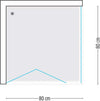 Ogomondo Cabina Doccia Book 2 Lati Cristallo Temprato Trasparente 80x80 Fai da te/Attrezzature per cucine e bagni/Attrezzature per bagni/Docce e componenti doccia/Box doccia Ogomondo - Martina Franca, Commerciovirtuoso.it