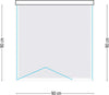Ogomondo Cabina Doccia Book 3 Lati Cristallo Temprato Serigrafato 90x90x90 Fai da te/Attrezzature per cucine e bagni/Attrezzature per bagni/Docce e componenti doccia/Box doccia Ogomondo - Martina Franca, Commerciovirtuoso.it