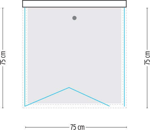 Ogomondo Cabina Doccia Book 3 Lati Cristallo Temprato Trasparente 75x75x75 Fai da te/Attrezzature per cucine e bagni/Attrezzature per bagni/Docce e componenti doccia/Box doccia Ogomondo - Martina Franca, Commerciovirtuoso.it