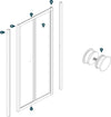 Ogomondo Cabina Doccia Book 3 Lati Cristallo Temprato Trasparente 80x80x80 Fai da te/Attrezzature per cucine e bagni/Attrezzature per bagni/Docce e componenti doccia/Box doccia Ogomondo - Martina Franca, Commerciovirtuoso.it