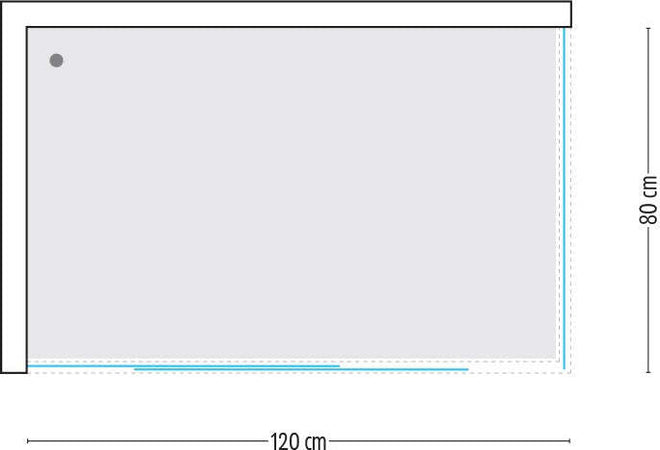 Ogomondo Cabina Doccia Slide 2 Lati Cristallo Temprato Trasparente 120x80 + Piatto Doccia Porcellana h6,5cm Fai da te/Attrezzature per cucine e bagni/Attrezzature per bagni/Docce e componenti doccia/Box doccia Ogomondo - Martina Franca, Commerciovirtuoso.it