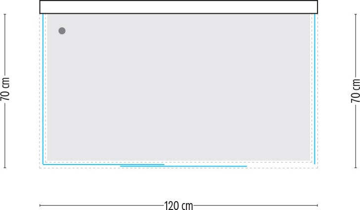 Ogomondo Cabina Doccia Slide 3 Lati Serigrafato 120x70x70 + Piatto Doccia Acrilico Fai da te/Attrezzature per cucine e bagni/Attrezzature per bagni/Docce e componenti doccia/Box doccia Ogomondo - Martina Franca, Commerciovirtuoso.it