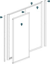 Ogomondo Cabina Doccia Slide 3 Lati Trasparente 100x70x70 + Piatto Doccia Acrilico Fai da te/Attrezzature per cucine e bagni/Attrezzature per bagni/Docce e componenti doccia/Box doccia Ogomondo - Martina Franca, Commerciovirtuoso.it