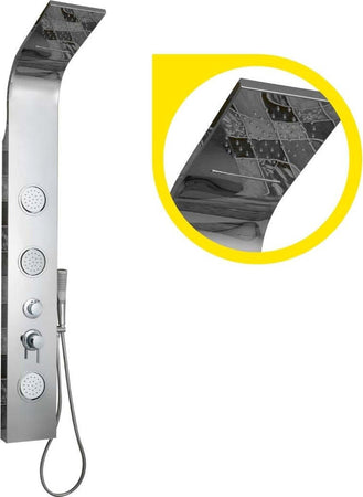 Ogomondo Colonna Doccia Joy Acciaio Inox 3 Getti Idro e Cascata H150xL20xP44 Fai da te/Attrezzature per cucine e bagni/Attrezzature per bagni/Docce e componenti doccia/Filtri supporti e soffioni doccia/Docce fisse Ogomondo - Martina Franca, Commerciovirtuoso.it