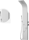 Ogomondo Colonna Doccia Lexus Alluminio Bianco 3 Getti Idro E Cascata H150xl20 Fai da te/Attrezzature per cucine e bagni/Attrezzature per bagni/Docce e componenti doccia/Sistemi saliscendi per vasche da bagno e docce Ogomondo - Martina Franca, Commerciovirtuoso.it