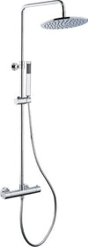 OGOMONDO Colonna Doccia Sand In Ottone Cromato Design Tondo Termostatica Fai da te/Attrezzature per cucine e bagni/Attrezzature per bagni/Docce e componenti doccia/Filtri supporti e soffioni doccia/Docce fisse Ogomondo - Martina Franca, Commerciovirtuoso.it
