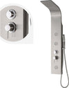 Ogomondo Colonna Doccia Step Acciaio Inox 3 Getti Idro Lombari e Cascata H120xL20 Fai da te/Attrezzature per cucine e bagni/Attrezzature per bagni/Docce e componenti doccia/Filtri supporti e soffioni doccia/Docce fisse Ogomondo - Martina Franca, Commerciovirtuoso.it