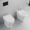 Ogomondo Coppia Sanitari FUN a Pavimento Vaso Bidet Sedile frizionato fissaggi Fai da te/Attrezzature per cucine e bagni/Attrezzature per bagni/Bidet Ogomondo - Martina Franca, Commerciovirtuoso.it