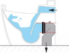 Ogomondo Curva tecnica di scarico per Sanitari WC Fai da te/Attrezzature per cucine e bagni/Impianti per la cucina/Accessori per lavelli Ogomondo - Martina Franca, Commerciovirtuoso.it