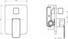 OGOMONDO Kit Doccia Square 4 Completo di Soffione Doccetta e Miscelatore con Deviatore Francia Fai da te/Attrezzature per cucine e bagni/Attrezzature per bagni/Docce e componenti doccia/Sistemi saliscendi per vasche da bagno e docce Ogomondo - Martina Franca, Commerciovirtuoso.it