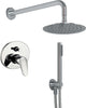 OGOMONDO Kit Doccia Tondo 1 Completo di Soffione Doccetta e Miscelatore con Deviatore Delfino Fai da te/Attrezzature per cucine e bagni/Attrezzature per bagni/Docce e componenti doccia/Filtri supporti e soffioni doccia/Docce fisse Ogomondo - Martina Franca, Commerciovirtuoso.it