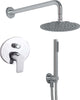 OGOMONDO Kit Doccia Tondo 1 Completo di Soffione Doccetta e Miscelatore con Deviatore Italia Fai da te/Attrezzature per cucine e bagni/Attrezzature per bagni/Docce e componenti doccia/Filtri supporti e soffioni doccia/Docce fisse Ogomondo - Martina Franca, Commerciovirtuoso.it