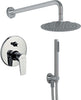 OGOMONDO Kit Doccia Tondo 1 Completo di Soffione Doccetta e Miscelatore con Deviatore Red Fai da te/Attrezzature per cucine e bagni/Attrezzature per bagni/Docce e componenti doccia/Filtri supporti e soffioni doccia/Docce fisse Ogomondo - Martina Franca, Commerciovirtuoso.it