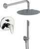 OGOMONDO Kit Doccia Tondo 4 Completo di Soffione Doccetta e Miscelatore con Deviatore Delfino Fai da te/Attrezzature per cucine e bagni/Attrezzature per bagni/Docce e componenti doccia/Filtri supporti e soffioni doccia/Docce fisse Ogomondo - Martina Franca, Commerciovirtuoso.it