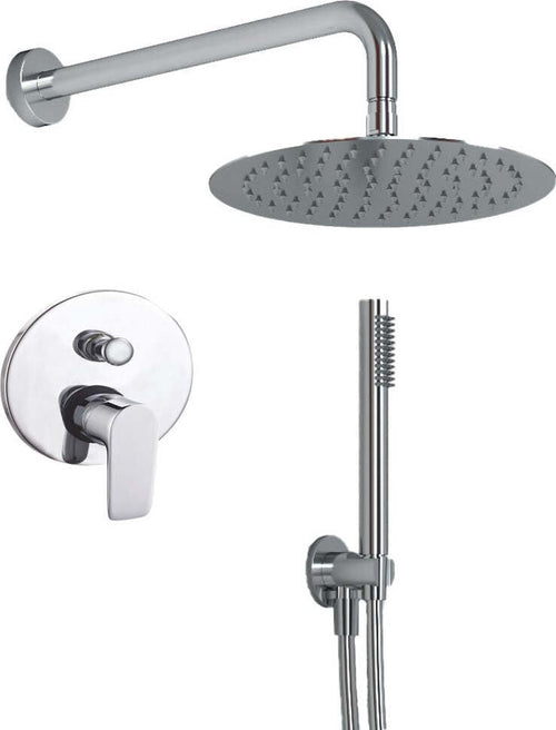 OGOMONDO Kit Doccia Tondo 4 Completo di Soffione Doccetta e Miscelatore con Deviatore Italia Fai da te/Attrezzature per cucine e bagni/Attrezzature per bagni/Docce e componenti doccia/Filtri supporti e soffioni doccia/Docce fisse Ogomondo - Martina Franca, Commerciovirtuoso.it